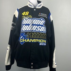 NASCAR Jimmie Johnson 7 Time Championship Jacket Large Unisex
